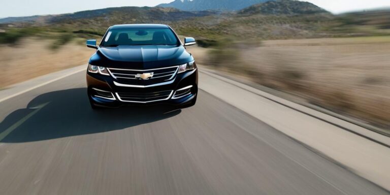 What is the price of chevrolet impala car from 2019 year?