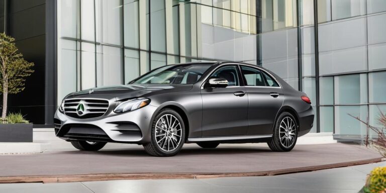 What is the price of mercedes-benz e-class car from 2017 year?
