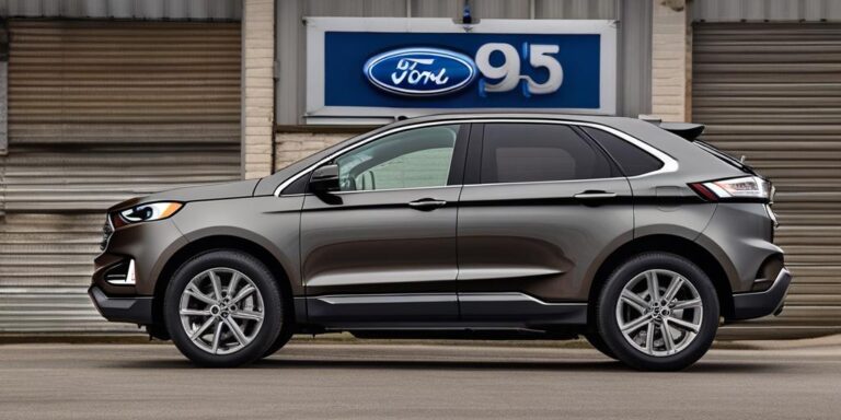 What is the price of ford edge car from 2019 year?