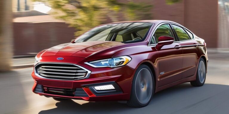 What is the price of ford fusion car from 2017 year?