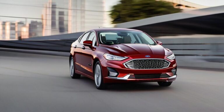 What is the price of ford fusion car from 2019 year?