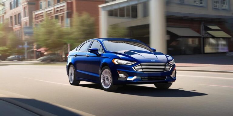 What is the price of ford fusion car from 2020 year?