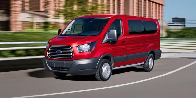 What is the price of ford transit car from 2018 year?