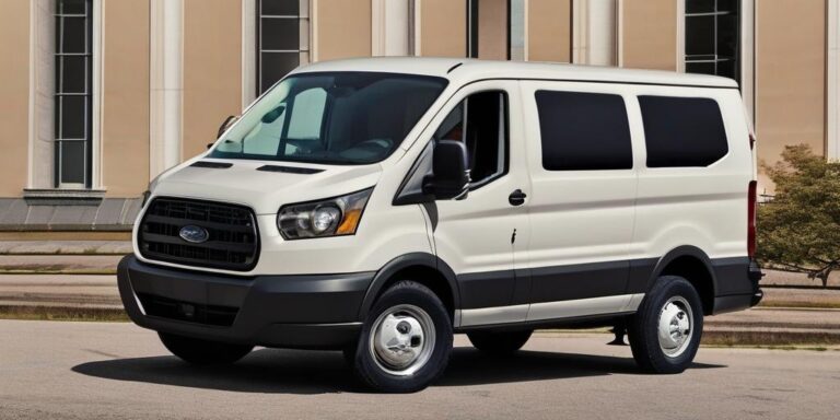 What is the price of ford van car from 2020 year?