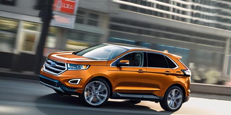 What is the price of ford edge car from 2018 year?