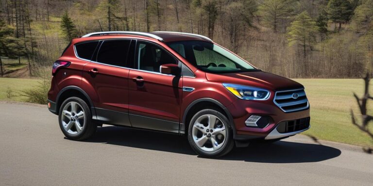 What is the price of ford escape car from 2017 year?