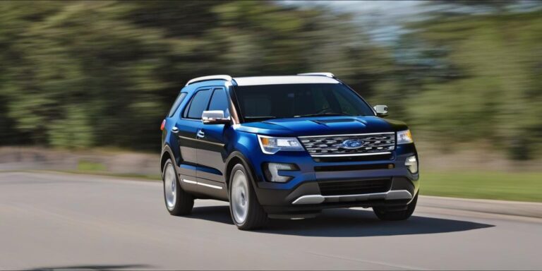 What is the price of ford explorer car from 2017 year?