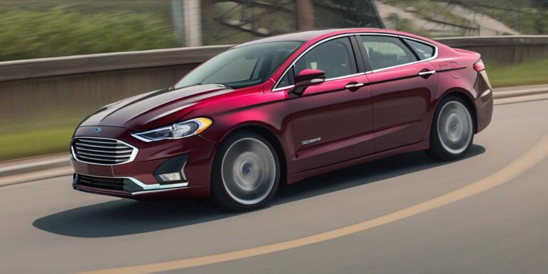 What is the price of ford fusion car from 2019 year?